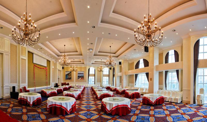 Blue Sky Hotel Yantai Exterior foto
