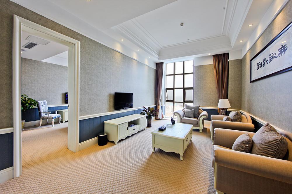 Blue Sky Hotel Yantai Zimmer foto